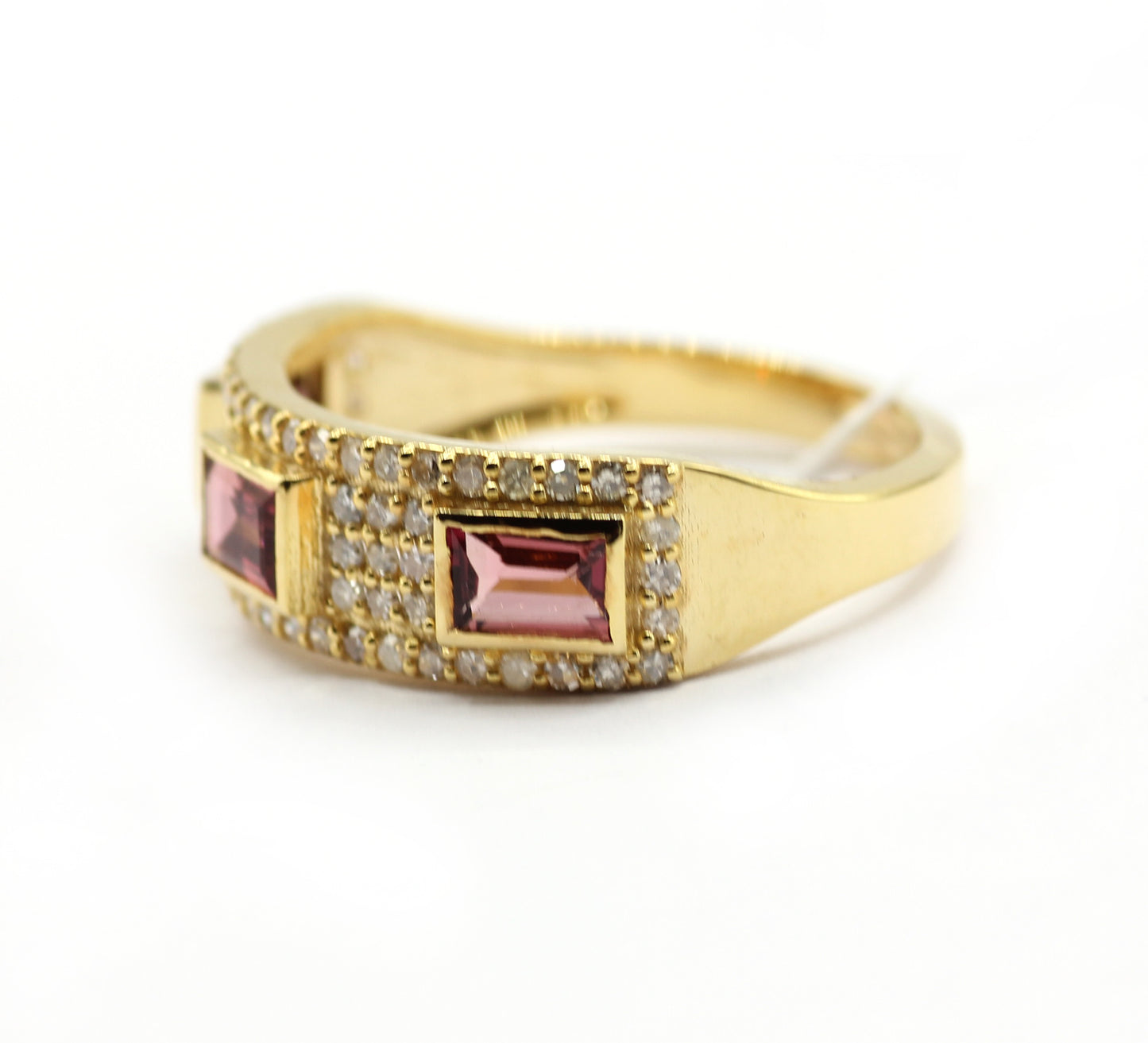 14k Solid Gold Diamond Rings.
