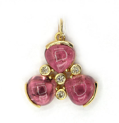 14k Solid Gold Diamond Pendants