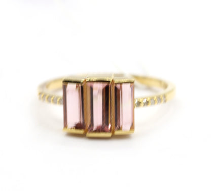 14k Solid Gold Diamond Rings