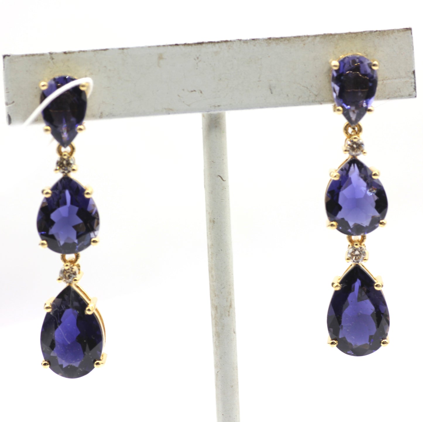Kynite 14k Gold Diamond  Earring