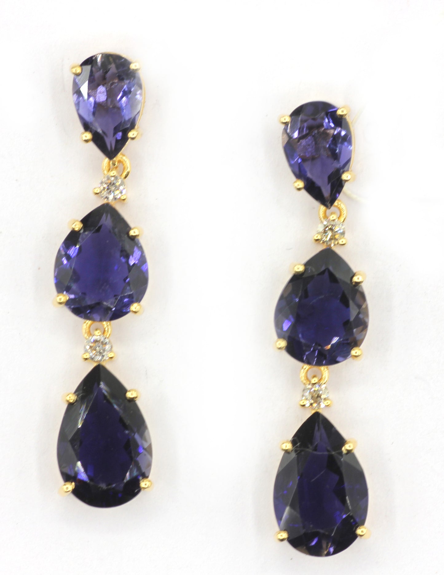 Kynite 14k Gold Diamond  Earring