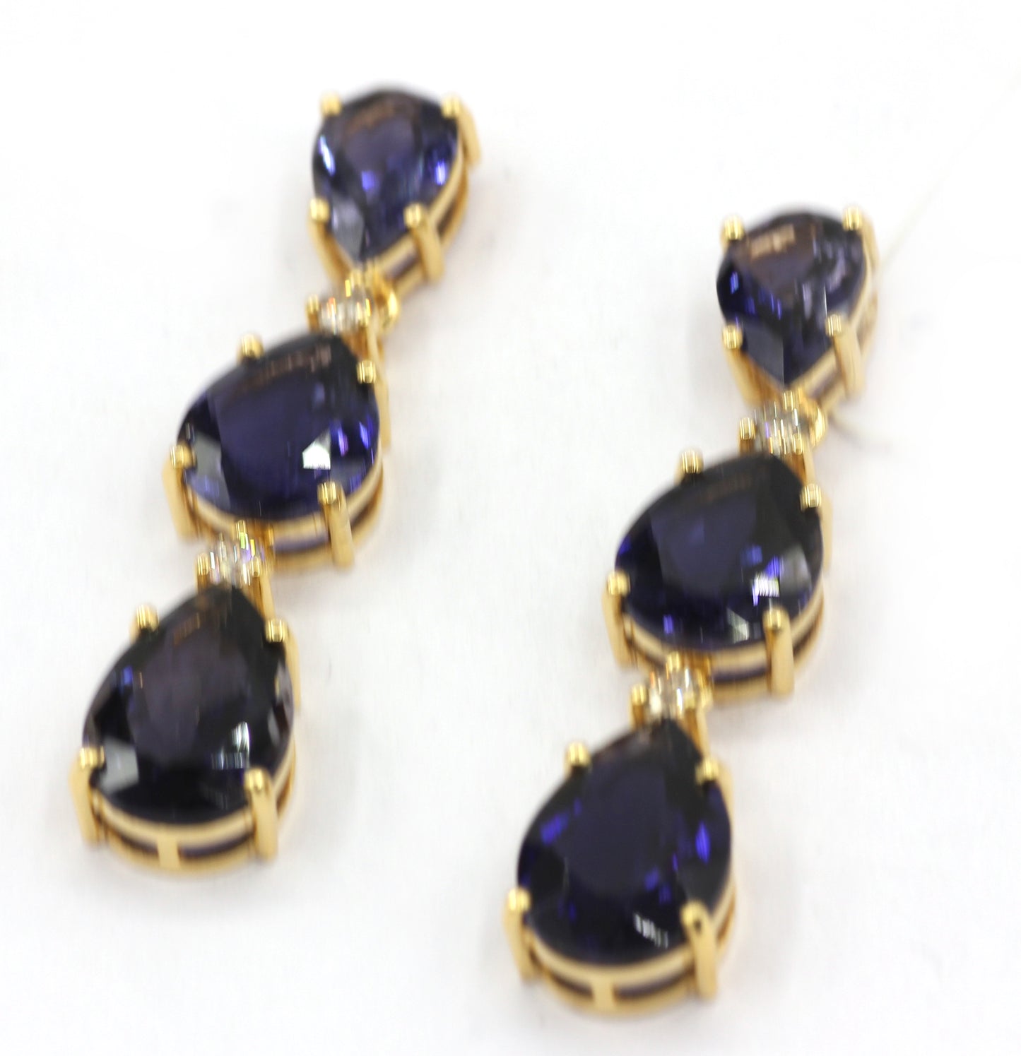 Kynite 14k Gold Diamond  Earring