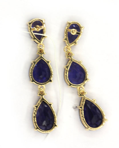 Kynite 14k Gold Diamond  Earring