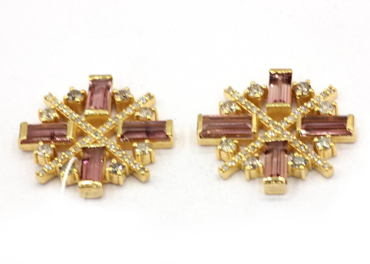 14k Gold Diamond  Stud Earring