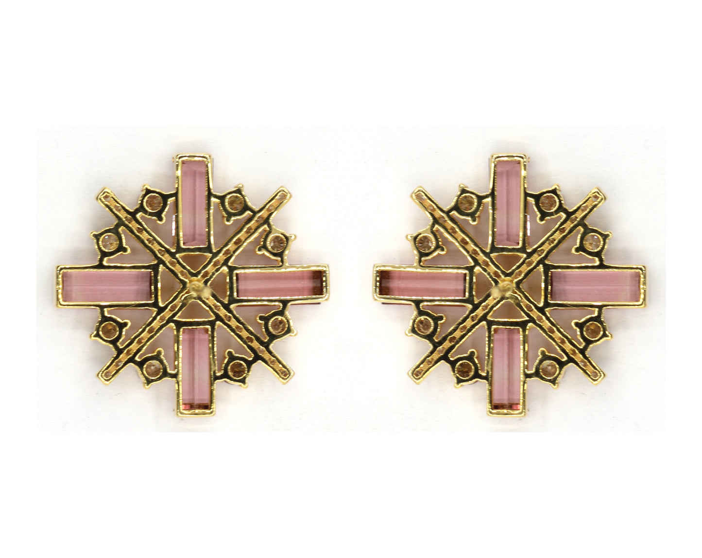 14k Gold Diamond  Stud Earring
