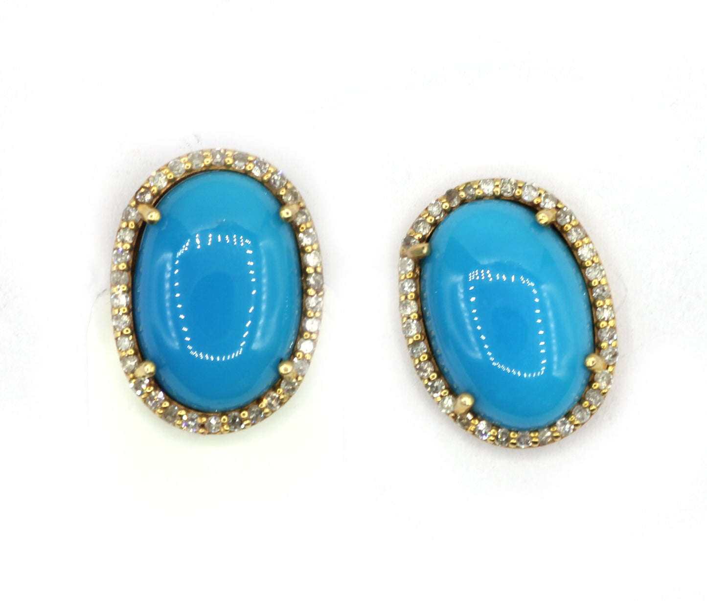 14k Gold Diamond  Stud Earring