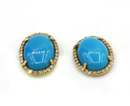 14k Gold Diamond  Stud Earring