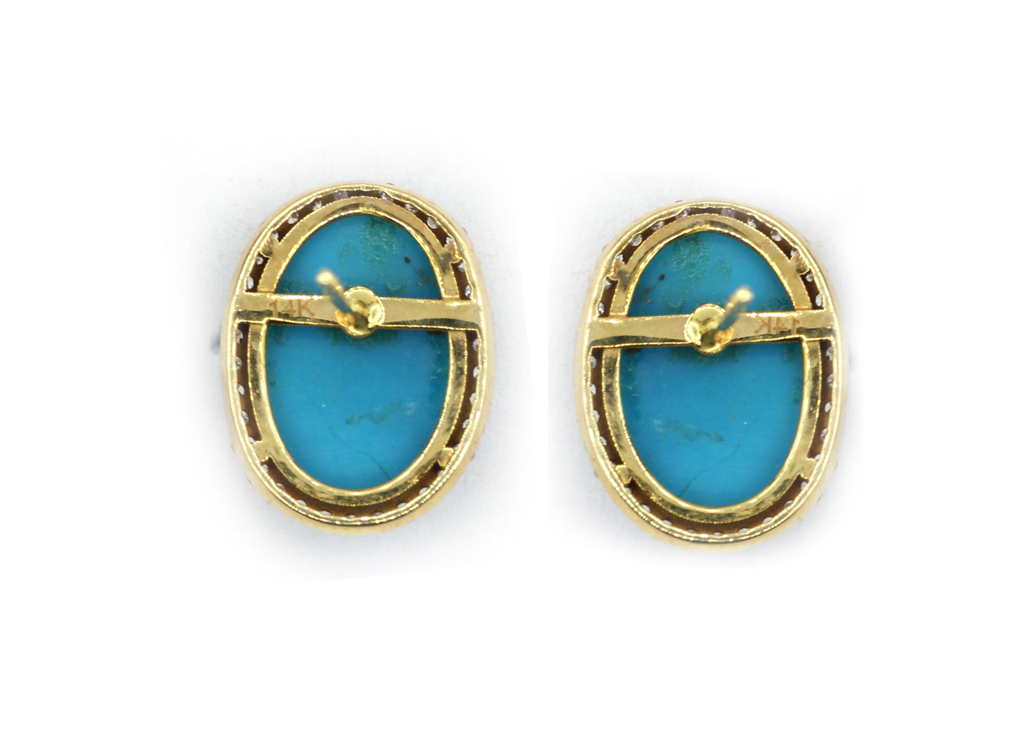 14k Gold Diamond  Stud Earring