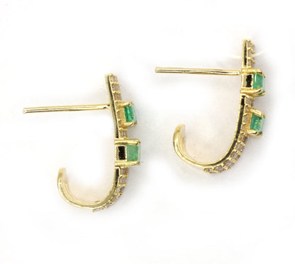 14k Gold Diamond Stud Earring