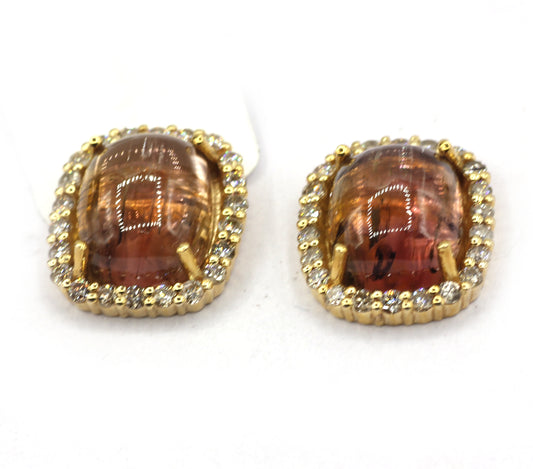 14k Gold Diamond  Stud Earring