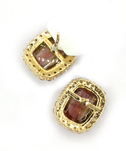 14k Gold Diamond  Stud Earring