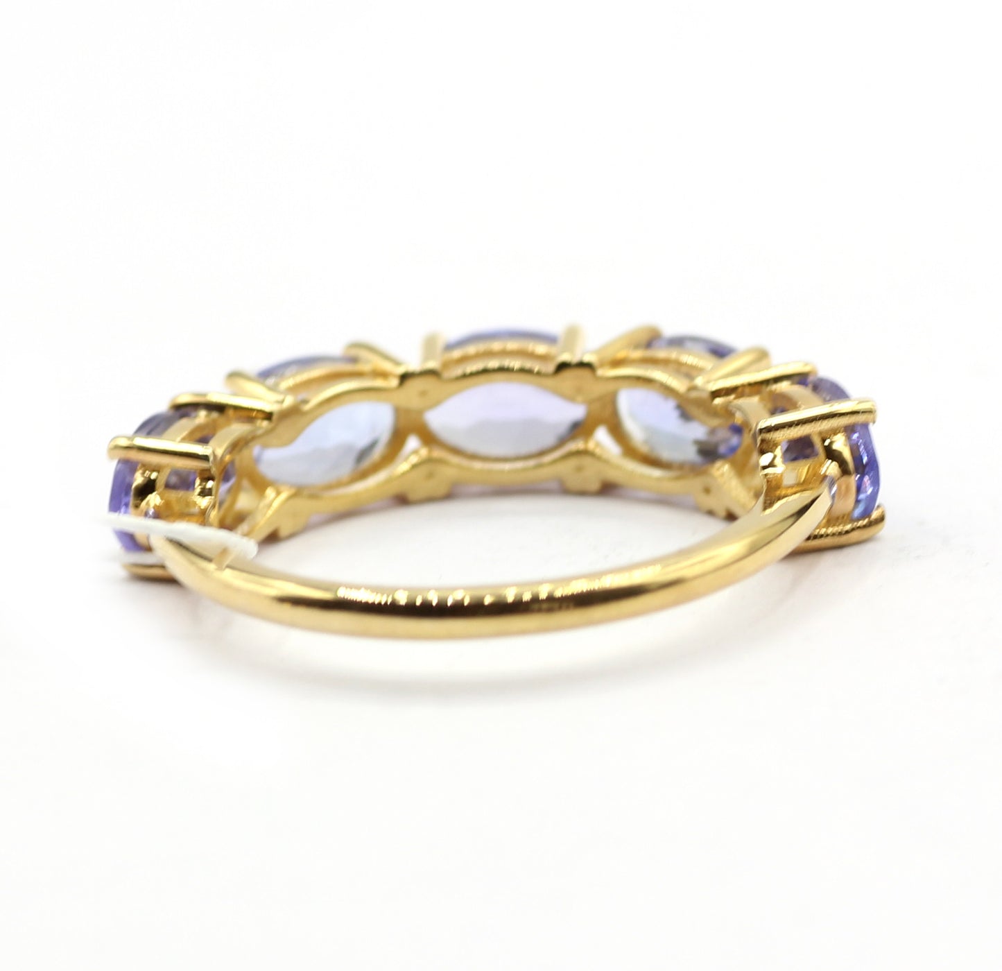Tanzanite 14k Solid Gold Diamond Rings.