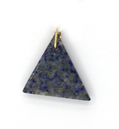 Lapis 14k Solid Gold Diamond Pendants