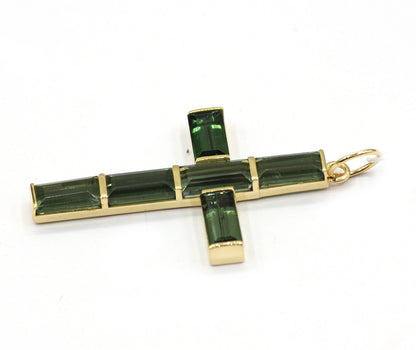 14k Solid Gold Diamond Pendants