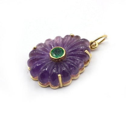 14k Solid Gold Diamond Pendants