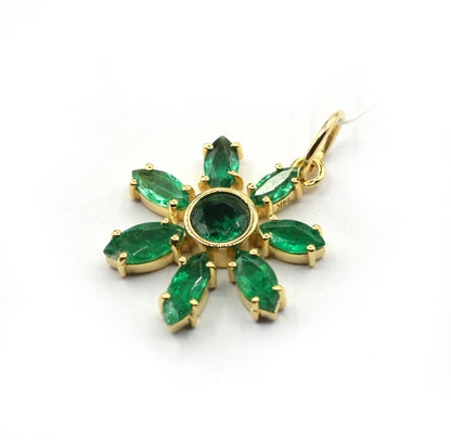 14k Solid Gold Diamond Pendants