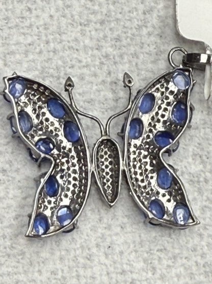 Butterfly Pave Diamond Pendant