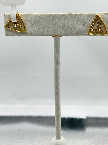 14K Gold and Diamond Earrings