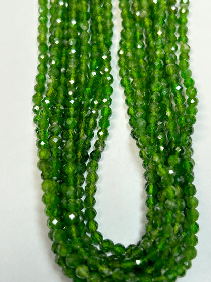 Tourmaline Chrome Round Faceted 3-4mm