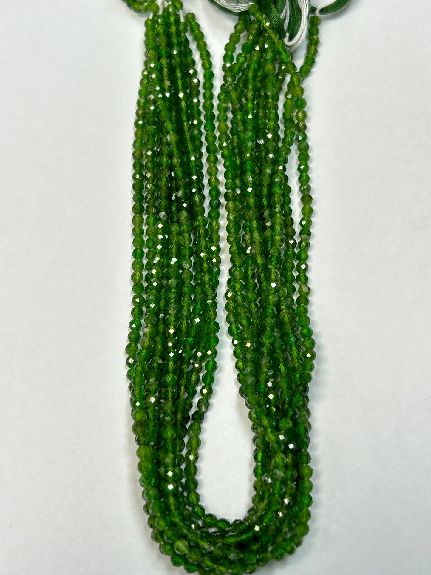 Tourmaline Chrome Round Faceted 3-4mm