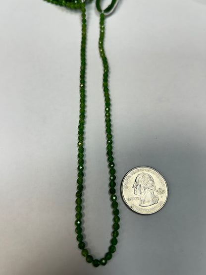 Tourmaline Chrome Round Faceted 3-4mm