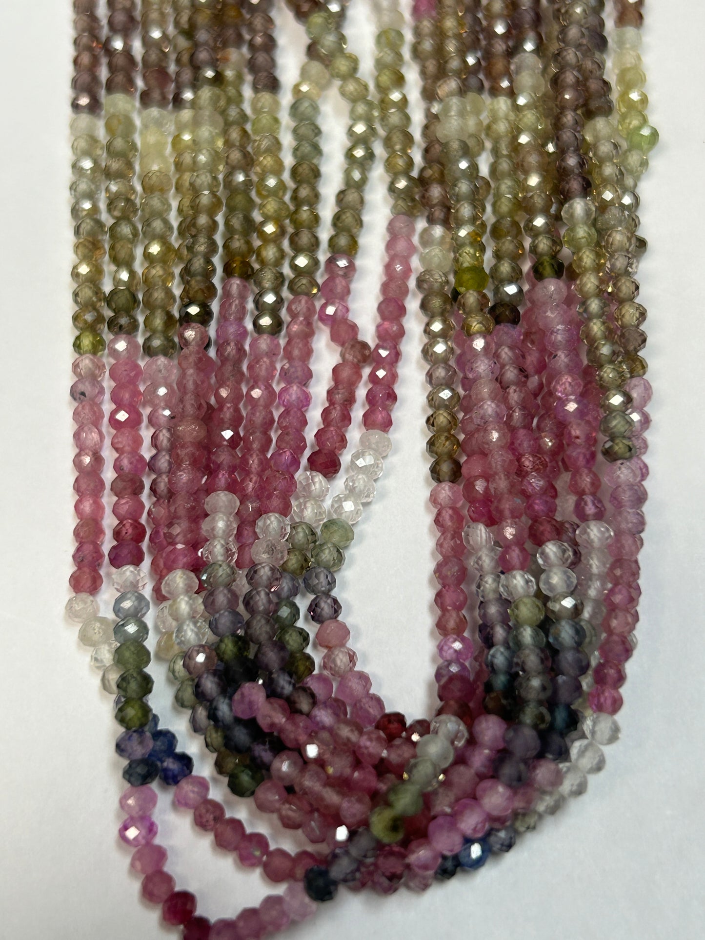 Sapphire, Multi Sapphire Round Faceted 3mm
