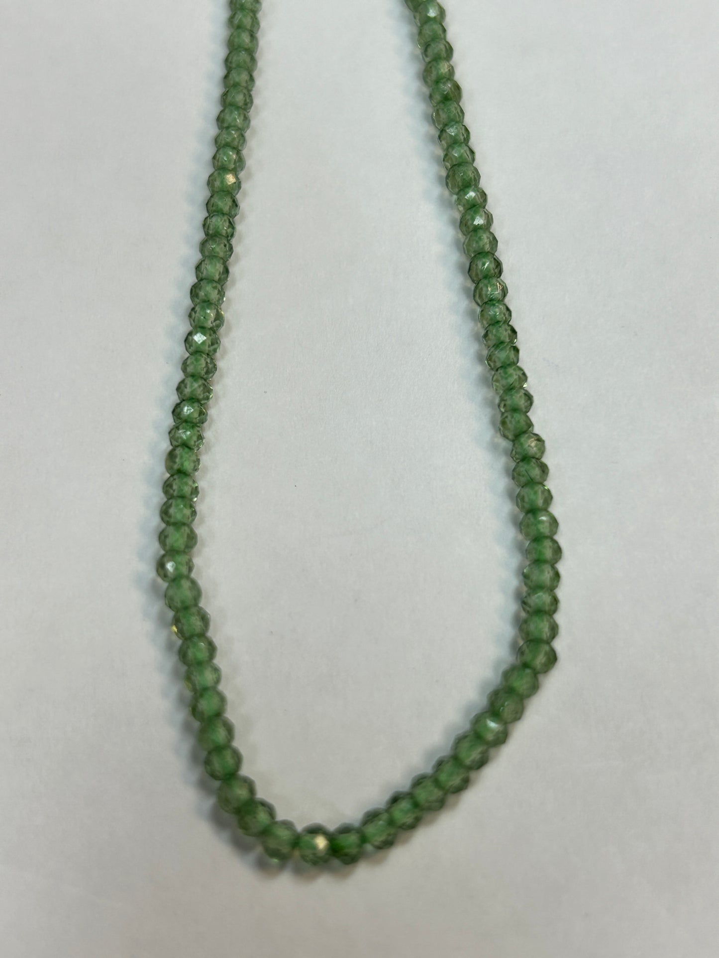 Amethyst, Green Amethyst Faceted Round 3mm