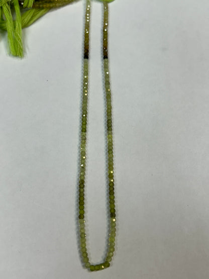 Garnet, Grossular Garnet Multi Faceted Round 3mm