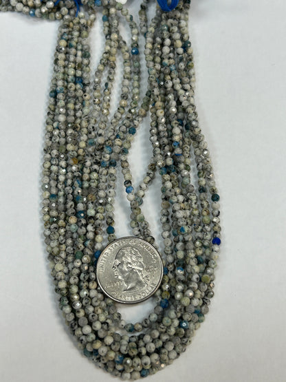 Jasper, K2 Jasper Faceted Round 3mm