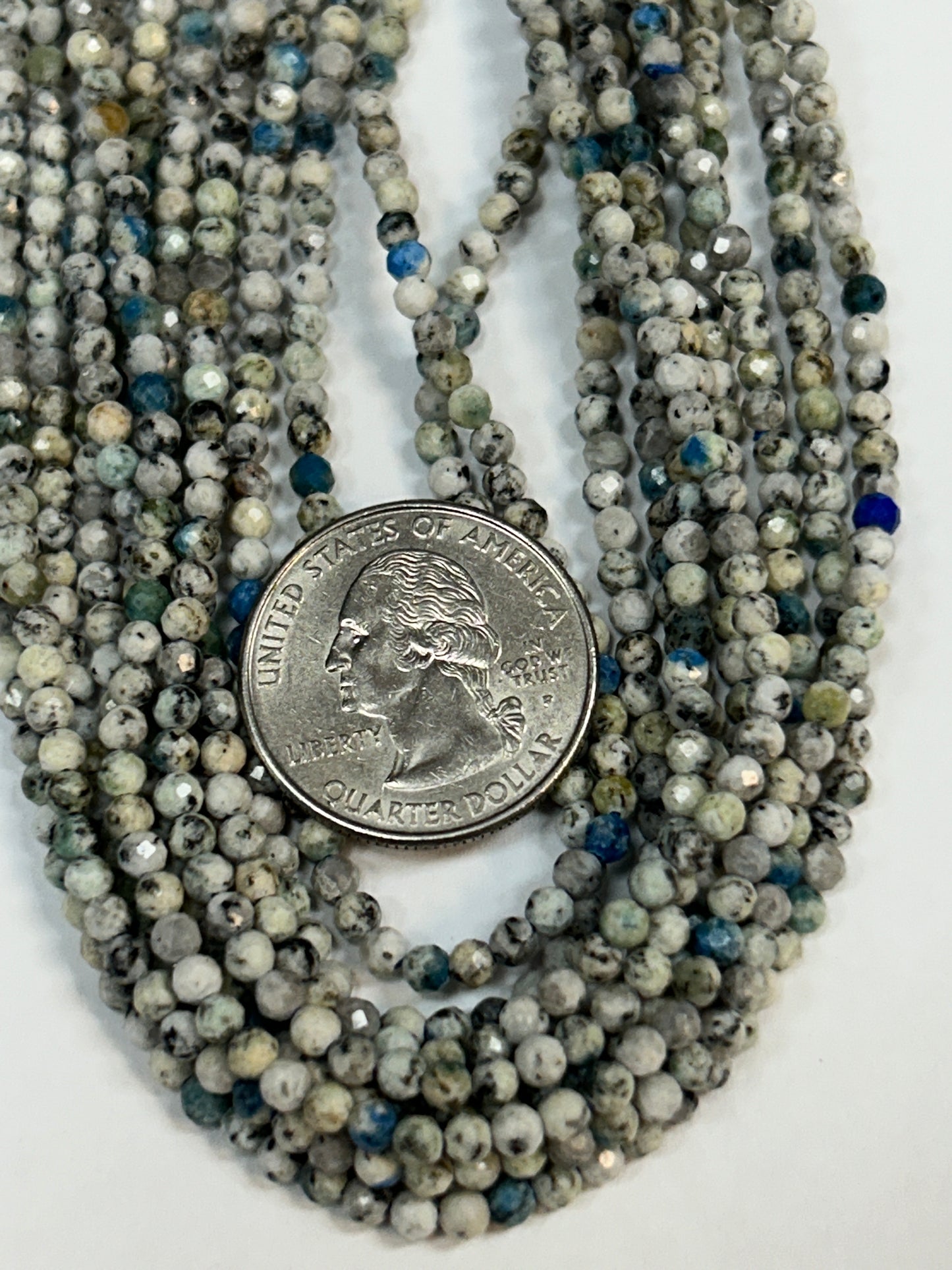 Jasper, K2 Jasper Faceted Round 3mm