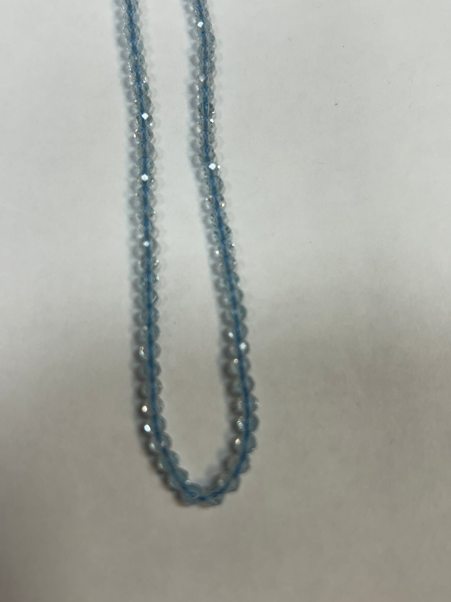 Topaz Blue Faceted Round 3mm