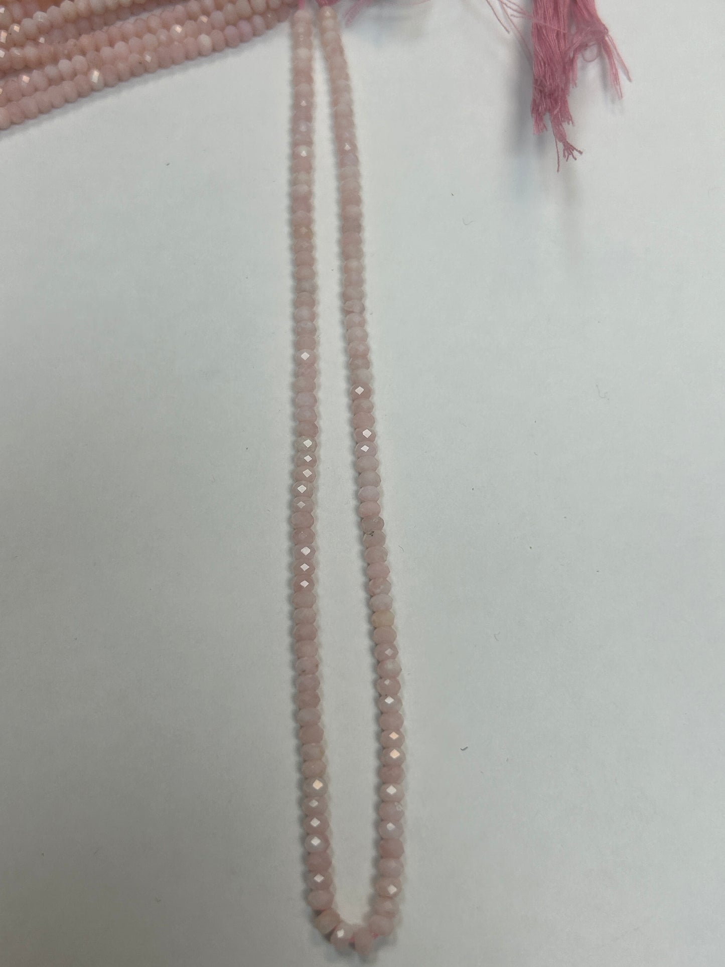 Opal, Pink Opal Round Faceted 3-4mm