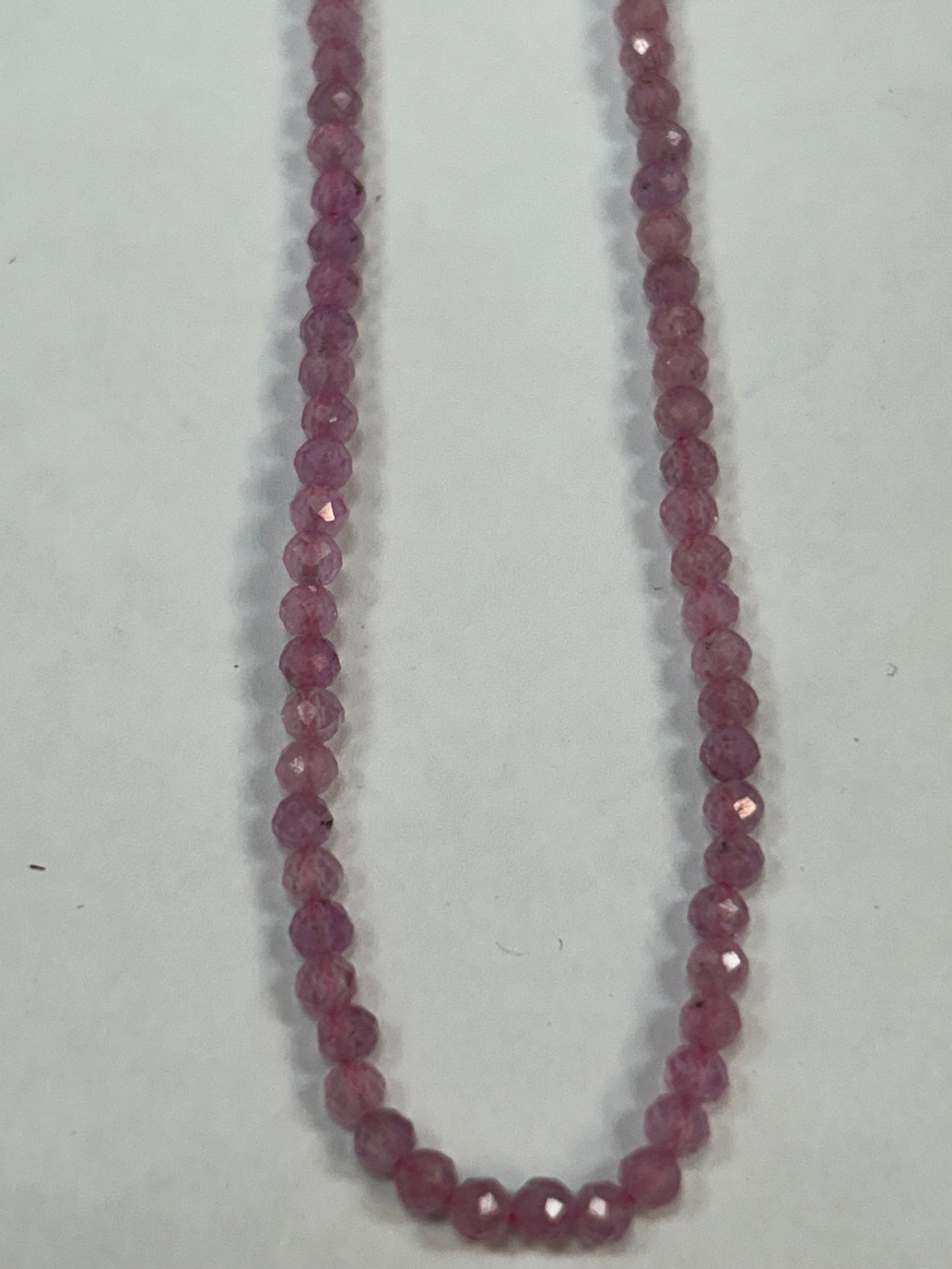 Sapphire, Pink Sapphire Natural Faceted Round 3-4mm