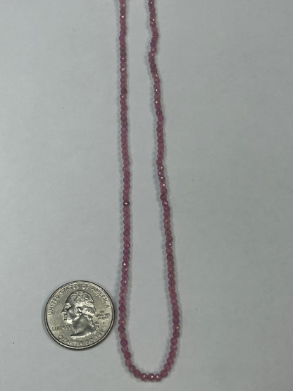 Sapphire, Pink Sapphire Natural Faceted Round 3-4mm