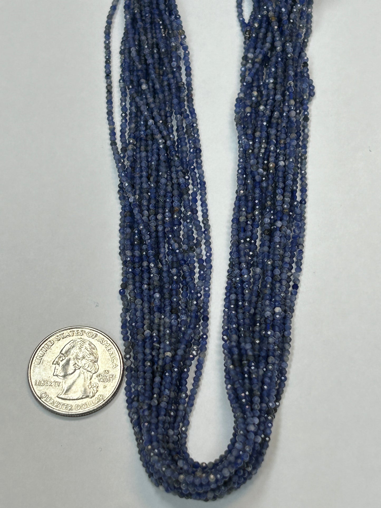 IOLITE ROUND FACETED 2-3mm