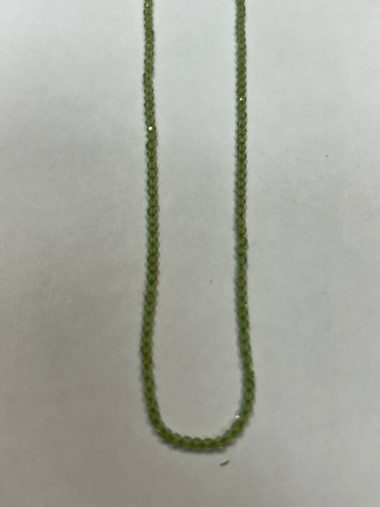 PERIDOT ROUND FACETED 2-3mm