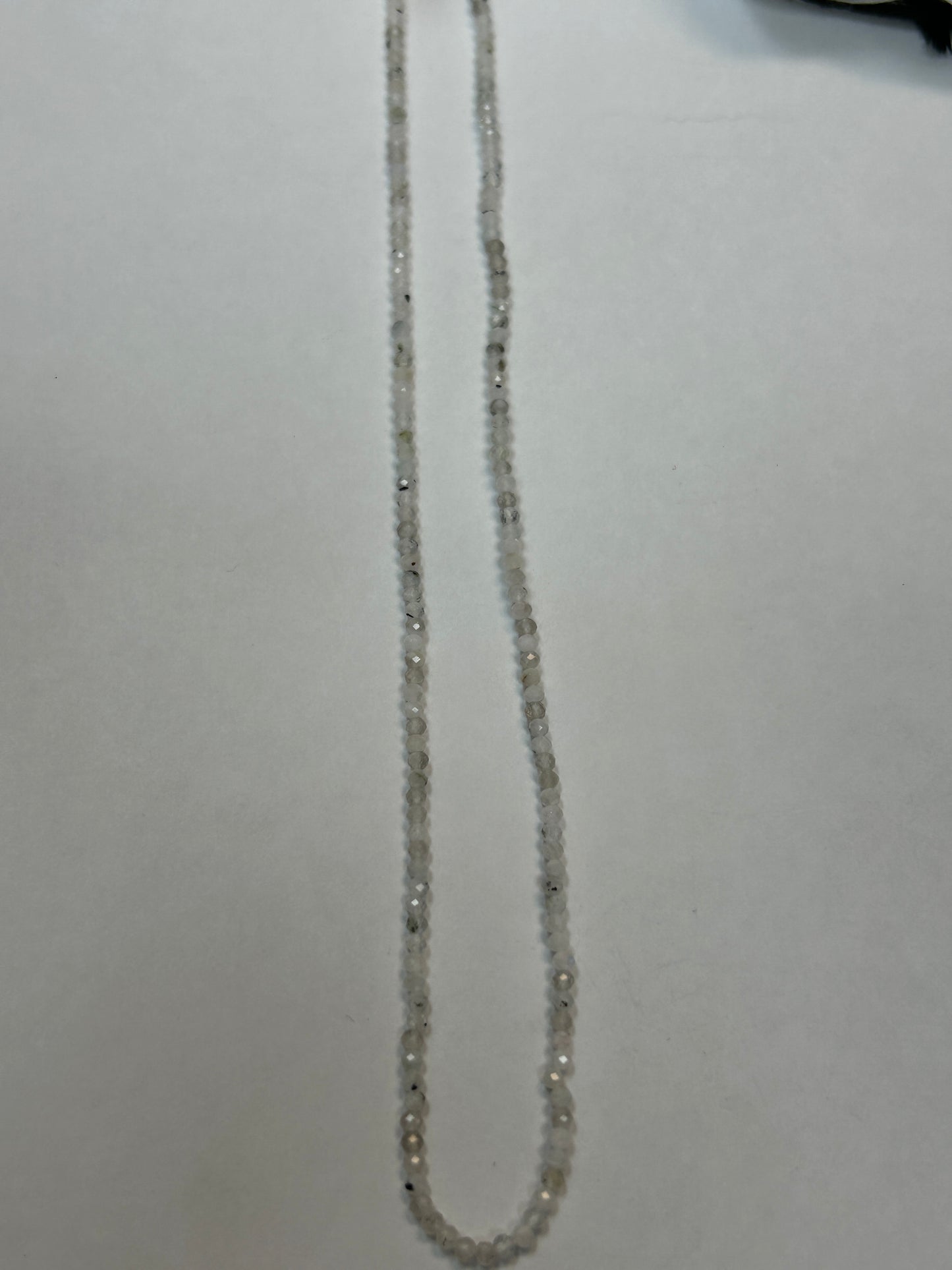 Moonstone, RAINBOW MOONSTONE ROUND FACETED 2-3mm