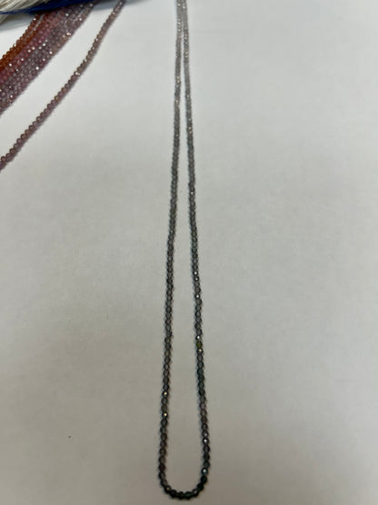SPINEL, MULTI SPINEL ROUND FACETED 2-3MM