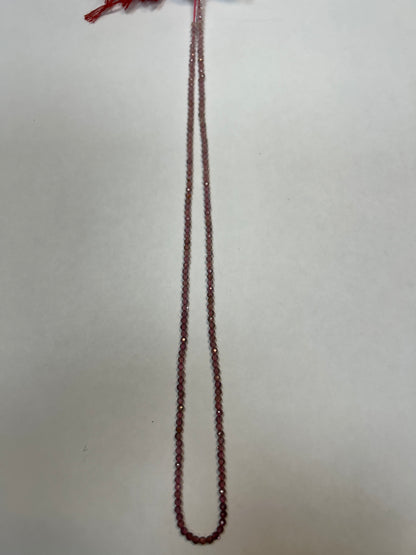 SPINEL, MULTI SPINEL ROUND FACETED 2-3MM