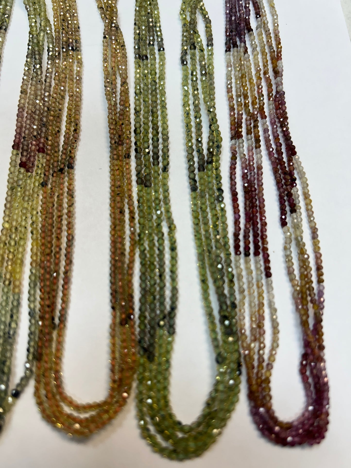 SAPPHIRE, MULTI SAPPHIRE ROUND FACETED 2-3mm