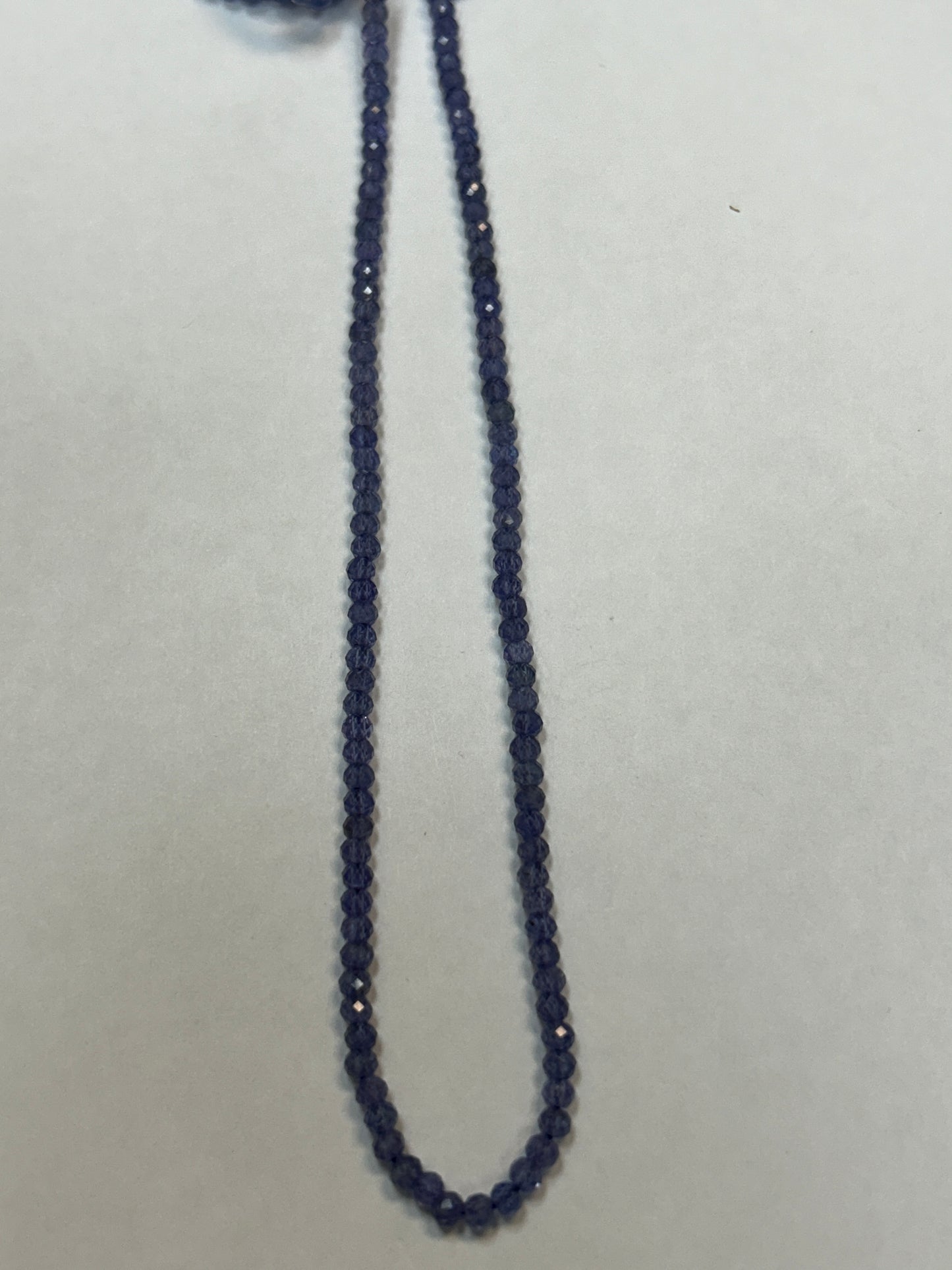 TANZANITE ROUND FACETED 3-4MM