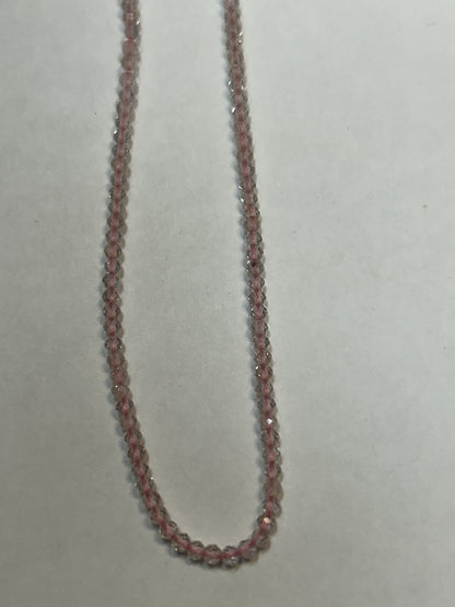 Aquamarine, MORGANITE AQUMARINE ROUND FACETED 2-3mm