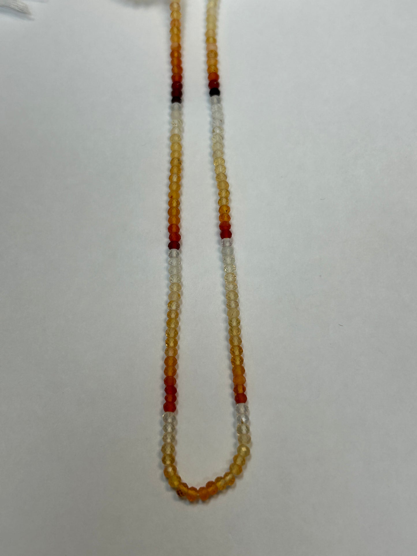 Opal, Fire Opal Faceted Round 3-4mm