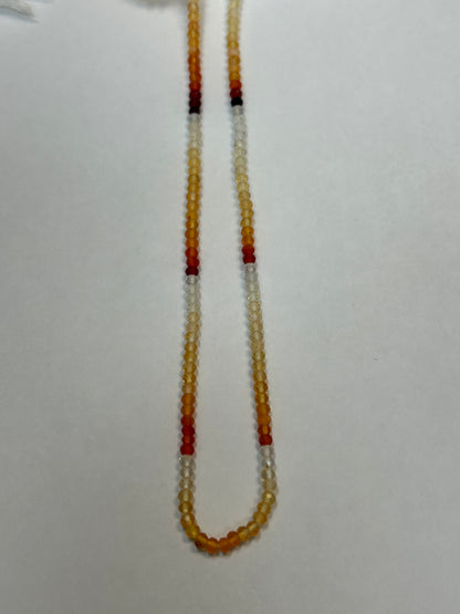 Opal, Fire Opal Faceted Round 3-4mm