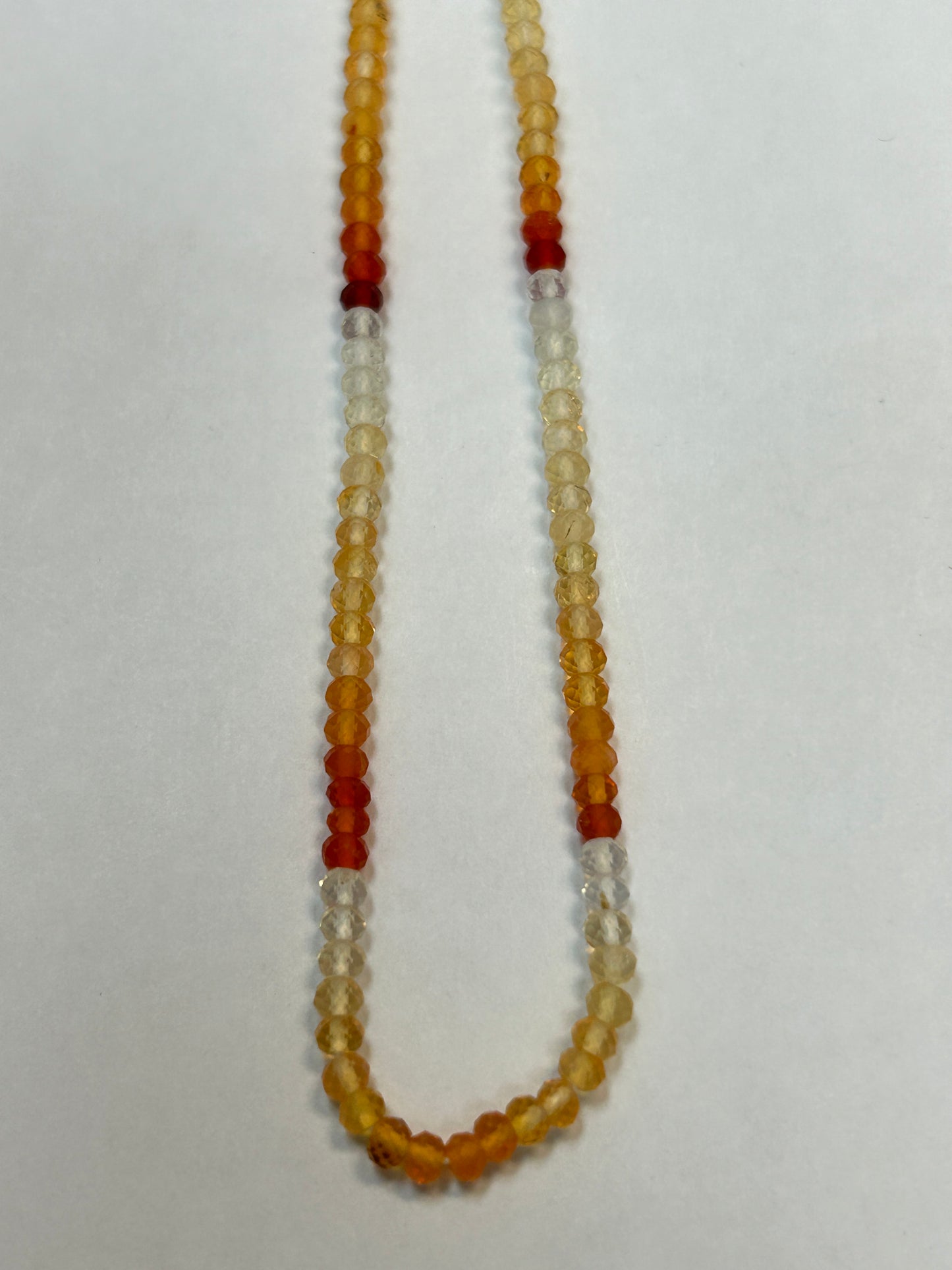 Opal, Fire Opal Faceted Round 3-4mm