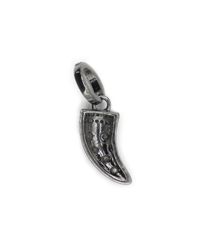 Silver Pave Diamond Pendant