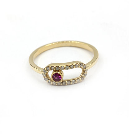 14k Solid Gold Diamond Rings