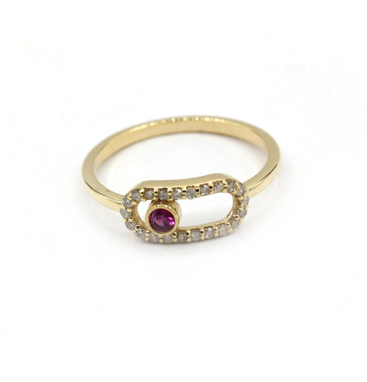 14k Solid Gold Diamond Rings