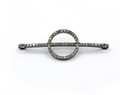 Silver Pave Diamond Pendant