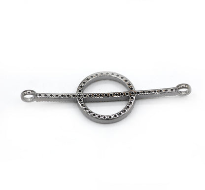 Silver Pave Diamond Pendant